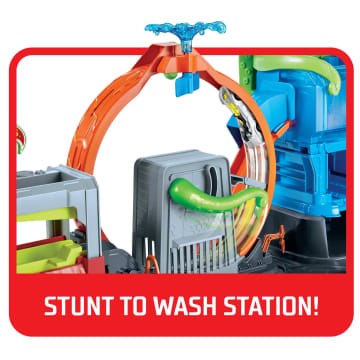 Hot Wheels City Ultimate Octo Car Wash Playset With 1 Color Reveal Car For Kids 4 Years & Up