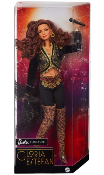 Barbie Signature Gloria Estefan Barbie Doll With Microphone, Gift For Collectors