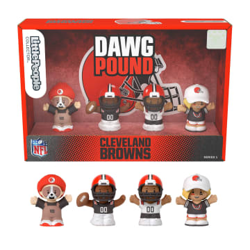 Little People Collector Cleveland Browns Special Edition Set For Adults & NFL Fans, 4 Figures - Image 1 of 6