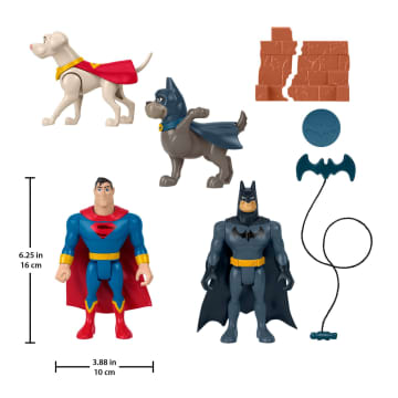 Fisher-Price DC League Of Super-Pets Super Hero And Action Pet Gift Set