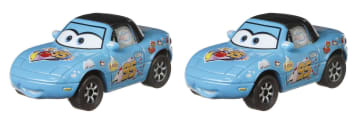 Cars de Disney y Pixar Vehículo de Juguete Dinoco Mia & Dinoco Tia Paquete de 2