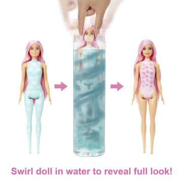 Barbie Color Reveal  Doll, Sunshine And Sprinkles Series With 7 Surpises, Color-Change Transformation