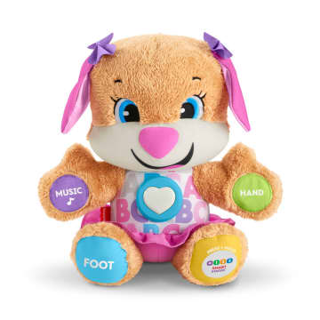 Fisher-Price Aprender e Brincar Brinquedo para Bebês Irmã do Cachorrinho Aprende Comigo
