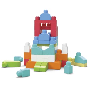 Mega Bloks Jogo de Construção Bolsa de Construção de 60 peças vermelho - Imagen 3 de 6