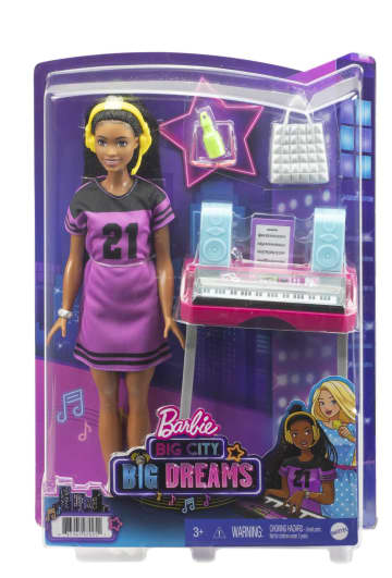 Barbie: Big City, Big Dreams Barbie “Brooklyn” Doll & Music Studio Playset