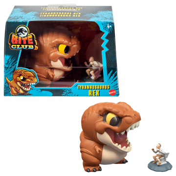 Jurassic World Bite Club Tyrannosaurus Rex Dinosaur Collectible Figure - Imagen 1 de 6