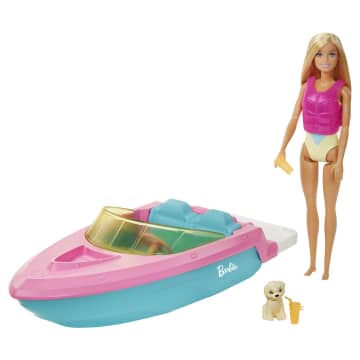 Barbie Conjunto de Brinquedo Barco aquático com Boneca - Image 1 of 5