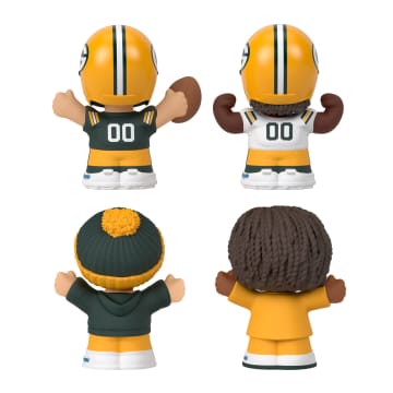 Little People Collector Green Bay Packers Special Edition Set For Adults & NFL Fans, 4 Figures - Image 5 of 6