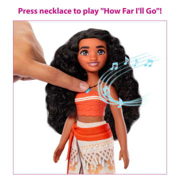 Disney Princess Singing Moana Doll, Sings Clip Of “How Far I’Ll Go” From Disney Movie