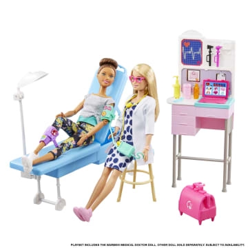Barbie  Medical Doctor Doll And Playset