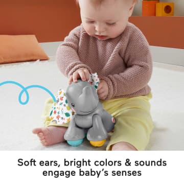 Fisher-Price Elephant Clicker Pal Infant Fine Motor Toy For Sensory Play Ages 6+ Months