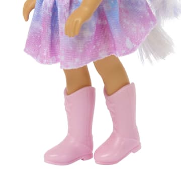 Unicorn-Inspired Chelsea Barbie Doll With Lavender Hair, Unicorn Toys - Imagen 5 de 6