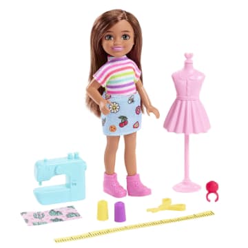 Barbie Chelsea Can Be Playset With Brunette Chelsea Fashion Designer Doll