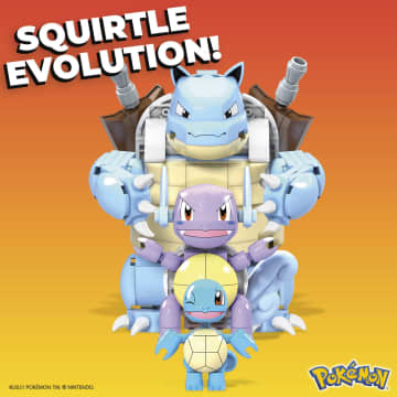 MEGA Pokémon Squirtle Evolution Construction Set