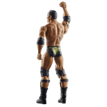 WWE Elite Action Figure Wrestlemania the Rock With Build-A-Figure - Image 4 of 6