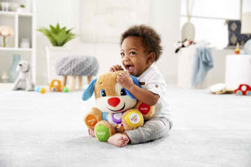 Fisher-Price Aprender e Brincar Brinquedo para Bebês Cachorrinho Aprende Comigo