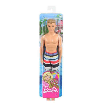 Barbie Ken Beach Doll with American Flag-inspired Swimsuit
