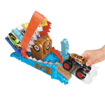 Hot Wheels-Monster Trucks Arena Smashers Défi du Croque-Trésor-Coffret