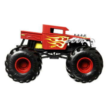 Hot Wheels Monster Trucks Vehículo de Juguete Bone Shaker Rojo Escala 1:24 - Imagen 3 de 5
