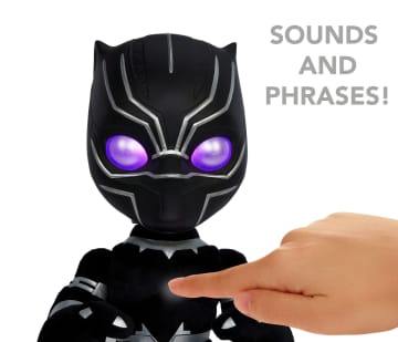Marvel Black Panther Heart Of Wakanda Plush Figure With Light And Sound
