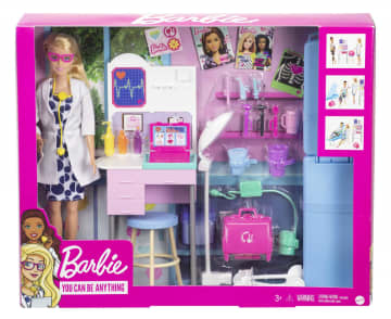 Barbie  Medical Doctor Doll And Playset