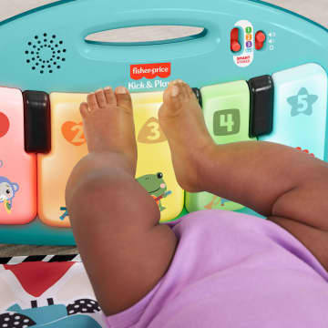 Fisher-Price Baby Ginásio para Bebês Pianinho Brilha e Cresce