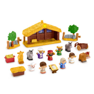 Fisher-Price Little People Nativity Set For Toddlers With Light & Music, 18 Play Pieces - Imagem 1 de 6