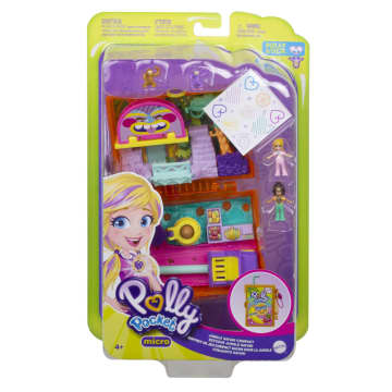Polly Pocket Jungle Safari Compact, 2 Micro Dolls & Accessories