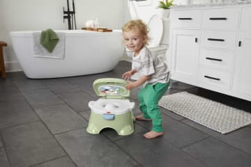 Fisher-Price 3-In-1 Toddler Potty Training Toilet And Step Stool, Puppy Perfection
