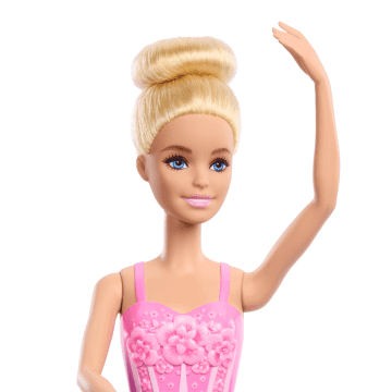 Barbie Ballerina Doll, Blonde Fashion Doll Wearing Purple Removable Tutu