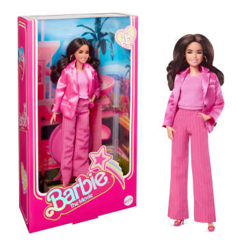 Barbie the Movie Collectible Gloria Doll Wearing Pink Power Pantsuit