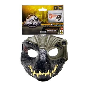 Jurassic World indoraptor Dinosaur Mask With Tracking Light And Sound For Role Play - Imagem 6 de 6