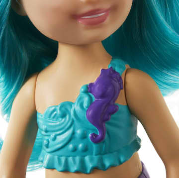 Barbie Fantasía Muñeca Chelsea Sirena Azul