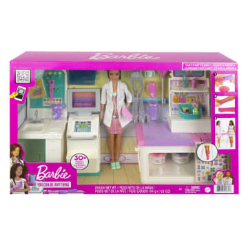 Barbie® Coffret La Clinique De Barbie® Avec Poupée Barbie® Docteur Brune
