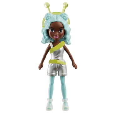 Polly Pocket 2 Dolls And 25 Accessories, Glow-In-the-Dark Pop Star Spotlight Fashion Pack