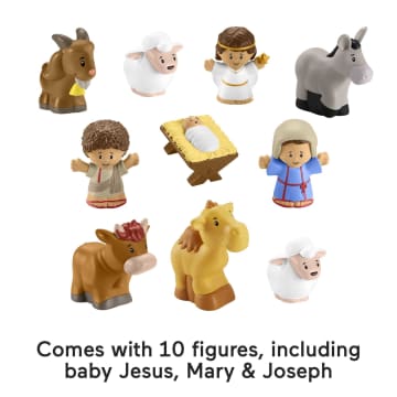 Fisher-Price Little People Nativity Scene Playset For Toddlers, Stable With 10 Figures