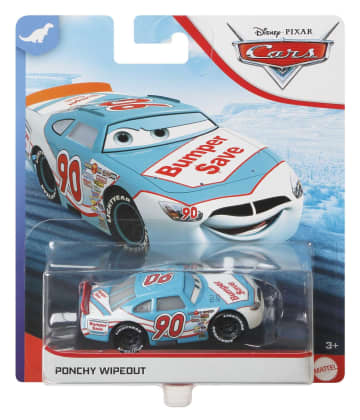 Cars de Disney y Pixar Diecast Vehículo de Juguete Ponchy Wipeout - Imagen 4 de 4