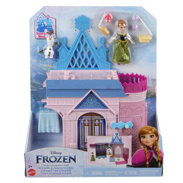 Disney Frozen Storytime Stackers Playset, Anna’S Arendelle Castle Dollhouse With Small Doll - Image 6 of 6