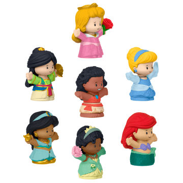 Little People Disney Princesa Juguete para Bebés Paquete de 7 Figuras de Princesas