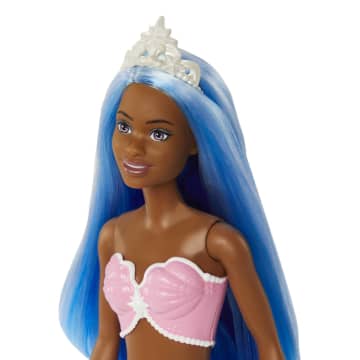 Barbie Fantasía Muñeca Sirena Aleta Azul - Imagen 2 de 4