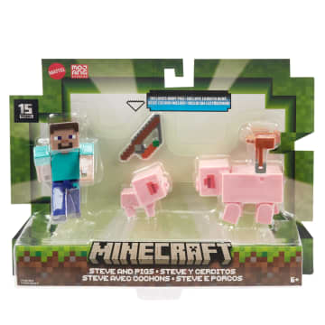 Minecraft Toys, 2-Pack Of Action Figures, Gifts For Kids - Image 6 of 6