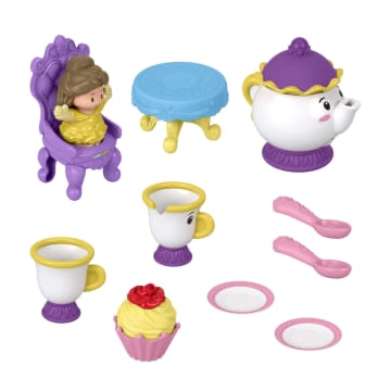 Little People Princesses Disney Coffret L’Heure du thé Avec Belle - Imagen 1 de 6