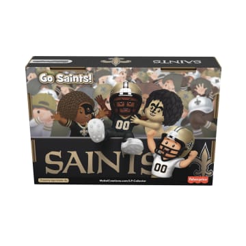 Little People Collector New Orleans Saints Special Edition Set For Adults & NFL Fans, 4 Figures - Image 6 of 6