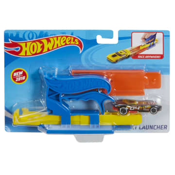 Hot Wheels Action Pista de Juguete Lanzador de Bolsillo Azul