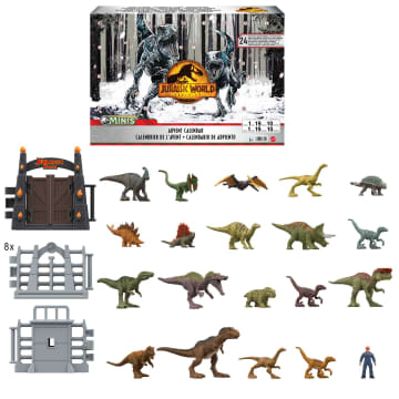 Jurassic World Dominion Holiday Advent Calendar With Mini Toys 3 Years & Up
