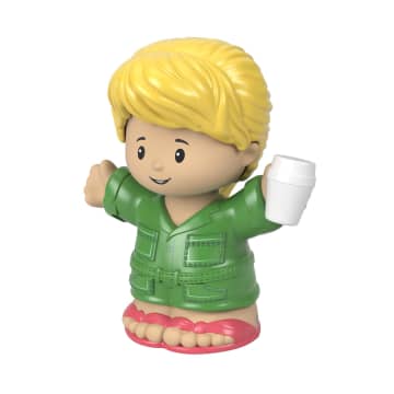 Fisher-Price Little People Figura de Brinquedo Mulher com Xícara de Café - Imagen 4 de 5