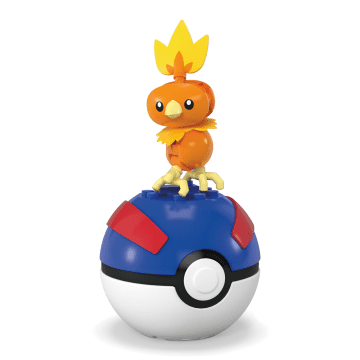 MEGA Pokémon Jogo de Construção Pokébola Torchic - Imagem 4 de 6