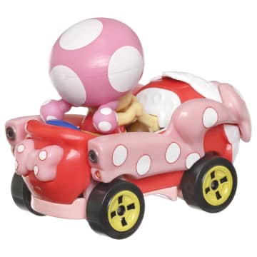 Hot Wheels Mario Kart Vehículo de Juguete Toadette Birthday Girl - Imagen 4 de 5