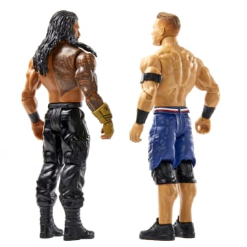 WWE Championship Showdown Roman Reigns vs John Cena Action Figures, 2 Pack With Championship (6- in) - Image 5 of 6