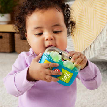 Fisher-Price Aprender e Brincar Brinquedo para Bebês Fones de Ouvido Joga Comigo